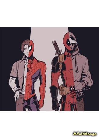 манга Сборник коротких додзинси и фанартов (Deadpool&amp;Spiderman dj - Collection of short doujinshi and fan art) 04.11.14